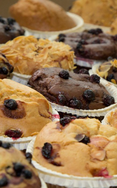 Muffins auf der Veggie Planet Messe in Salzburg